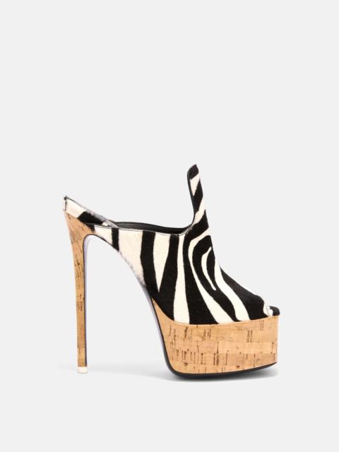 THE ATTICO ''IRMELIN'' BLACK AND WHITE MULE