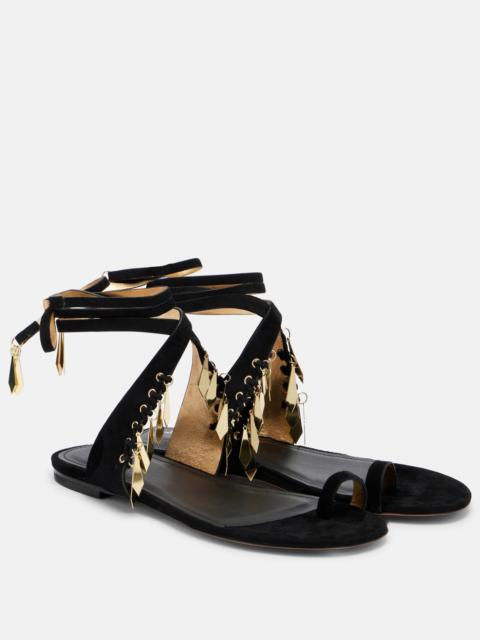 Isabel Marant Dreena embellished suede sandals