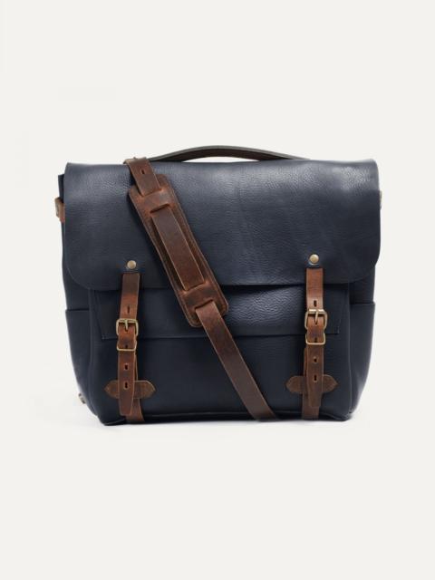 Bleu de Chauffe ECLAIR L POSTMAN BAG  -  NAVY BLUE