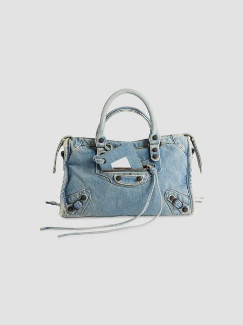 BALENCIAGA Women's Le City Top Handle Bag - Blue