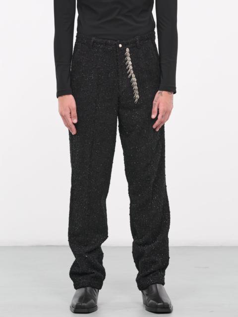 TOKYO JAMES Zip Puller Glitter Trousers