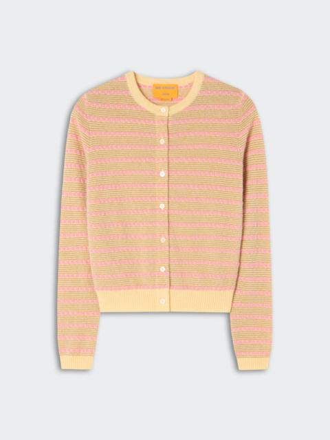 GUEST IN RESIDENCE Pebble Stripe Jane Cardigan