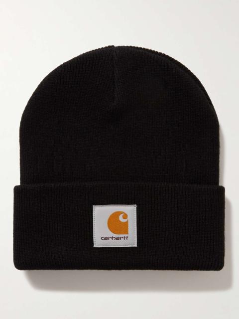 Carhartt Logo-Appliquéd Ribbed-Knit Beanie