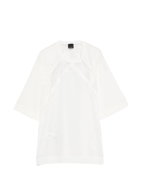 PINKO lace panel T-shirt