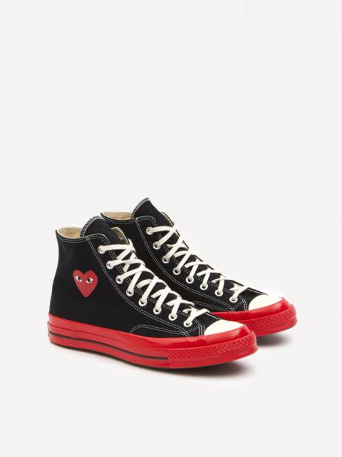 x Converse 70s Hi-Top Red Sole Canvas Trainers