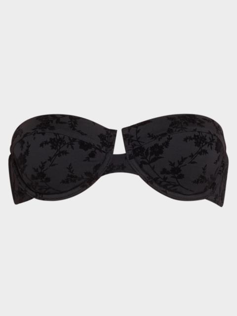 Zimmermann Wylie Textured Balconette Bikini Top