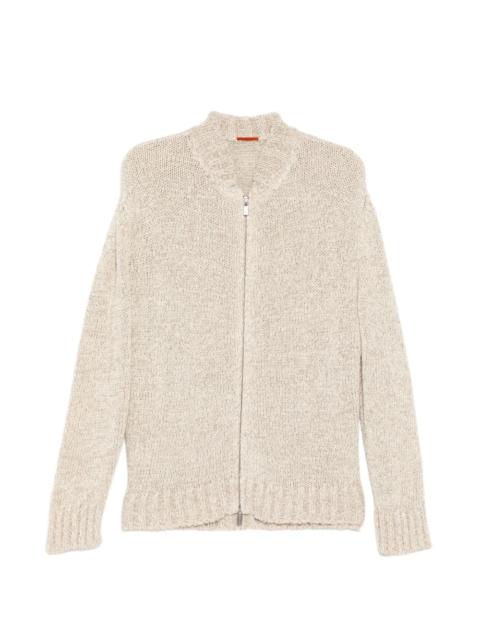 BARENA zip knitted cardigan
