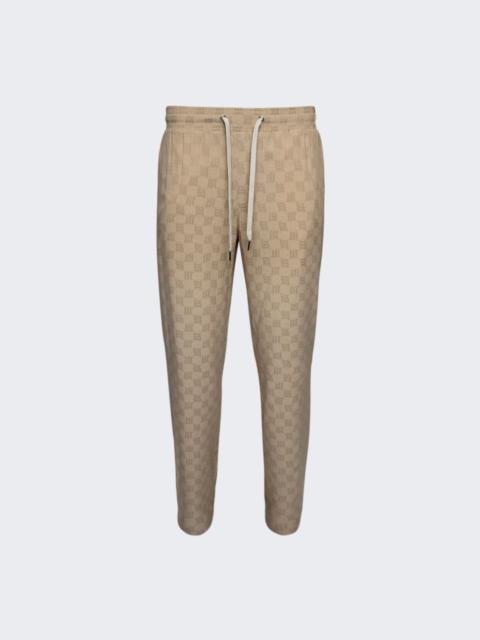 MISBHV Resort Monogram Relaxed Trousers Beige