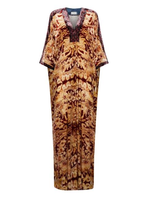 Pierre-Louis Mascia abstract-pattern maxi dress