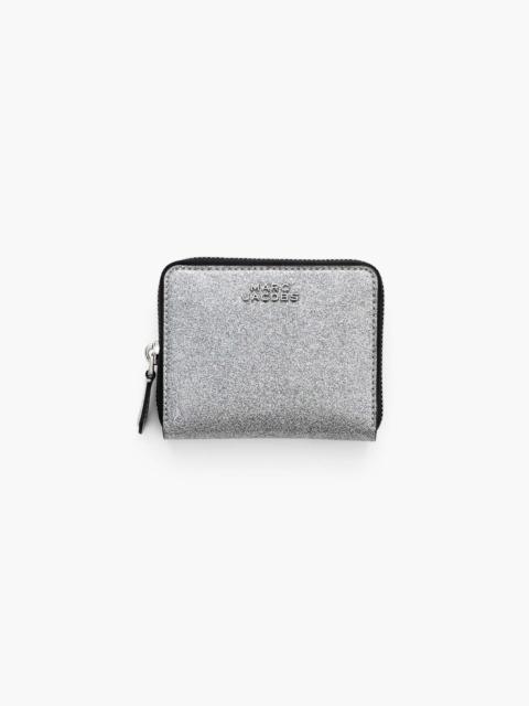 Marc Jacobs THE COATED GLITTER EVERYDAY SLIM COMPACT WALLET