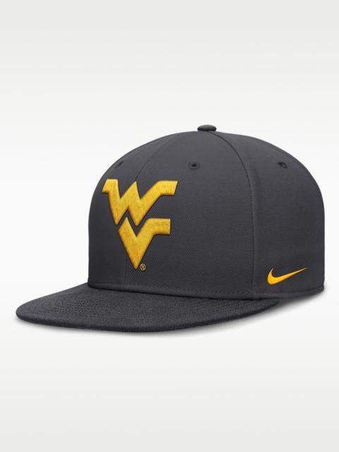 Nike West Virginia Pro Men's Nike Dri-FIT College Fitted Hat