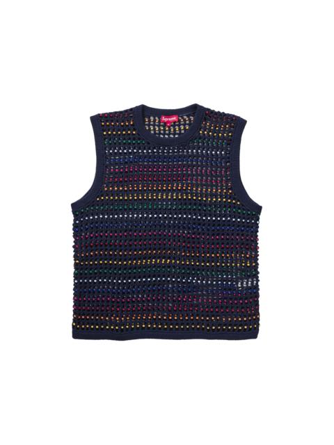 Supreme 대머리 스웨터 Vest '나비 이름 *