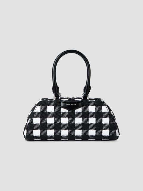 Givenchy Women's Mini Embroidered Antigona East West Bag - Black White