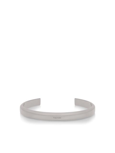 TOM FORD SILVER SMOOTH BRACELET