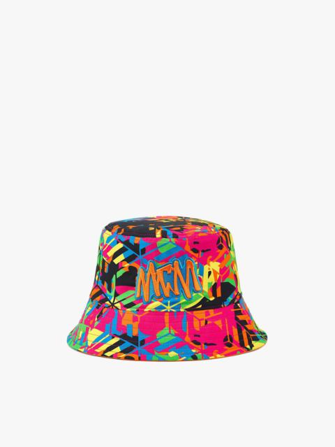 MCM Reversible Cubic Camouflage Print Bucket Hat