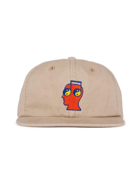 BRAIN DEAD Brain Notes 6 Panel Hat - Khaki