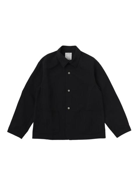 visvim COVERALL (W/L PIQUE) BLACK