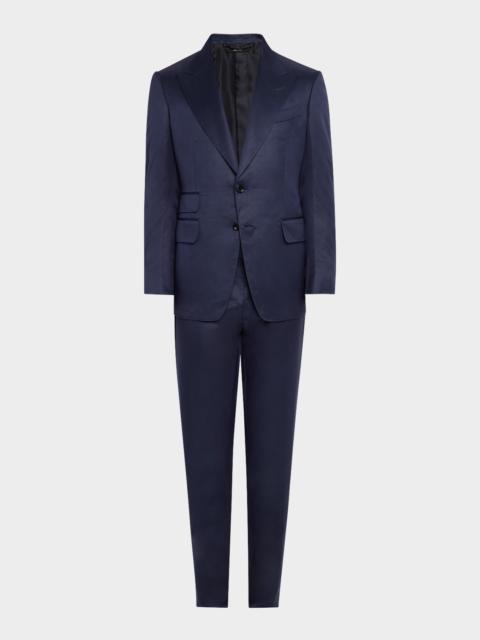 TOM FORD Men's Shelton Silk Twill Suit