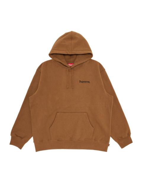 Supreme Supreme Crown Hooded Sweatshirt 'Dark Sand' | REVERSIBLE