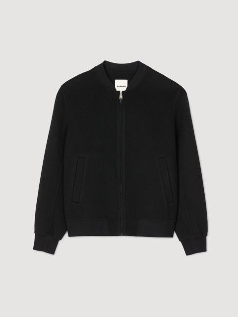 Sandro DOUBLE-FACED WOOL JACKET