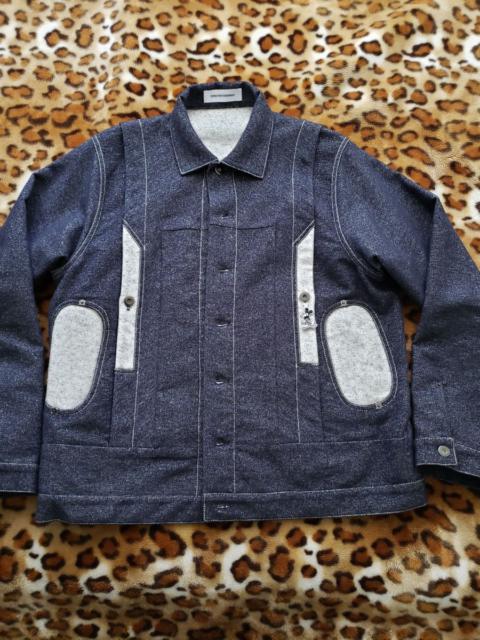 Kiko Kostadinov Tulcea Denim Jacket | biglongspear | REVERSIBLE