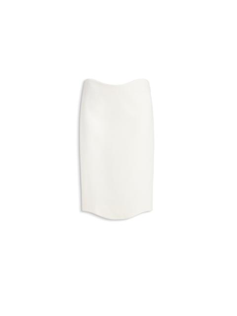 Alaïa CURVED WOOL CREPE SKIRT
