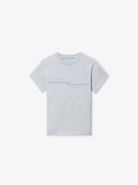 Alexander Wang mirrored logo tee