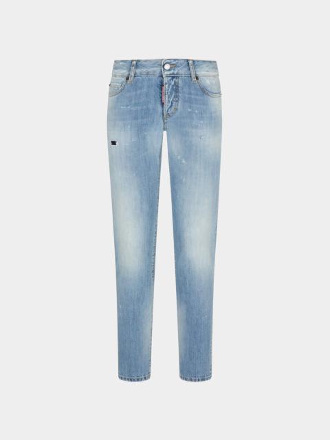 DSQUARED2 BEVERLY HILLS LIGHT WASH JENNIFER JEANS