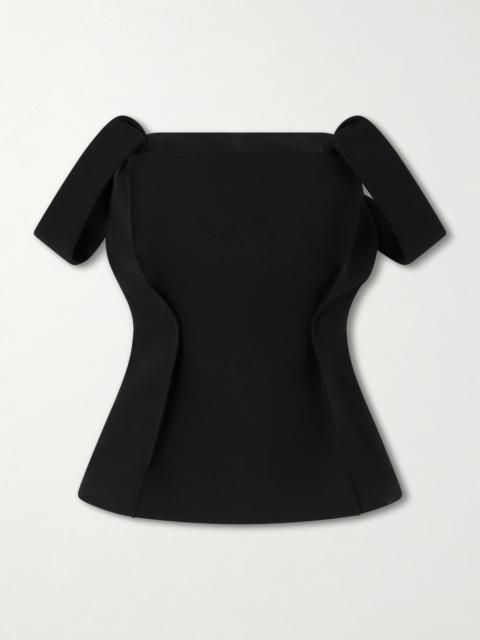 KHAITE Yasmina Crepe Blouse