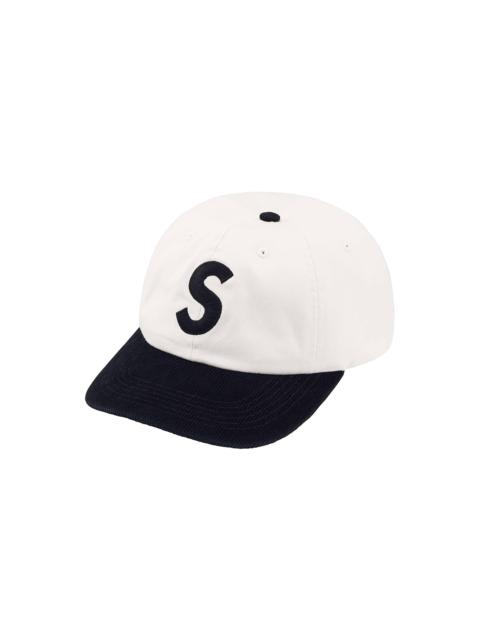 Supreme 2-Tone S Logo 6-Panel Hat "SS24 - Stone - White Black" SU27812