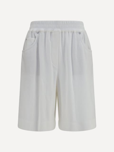 Brunello Cucinelli Cotton piqué Shorts