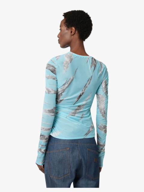 Moschino ARCHIVE CLOUDS TULLE TOP
