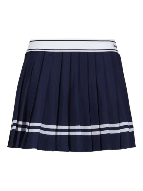 Sporty & Rich pleated striped skirt
