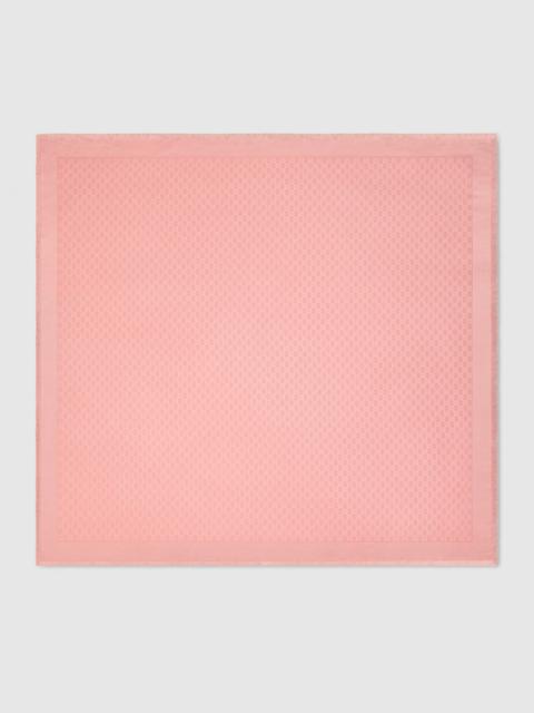 GUCCI GG silk wool shawl