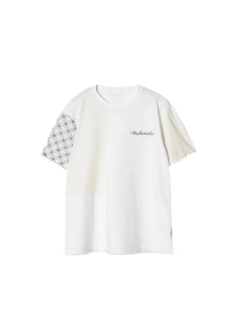 MAHARISHI SASHIKO EMBROIDERED PATCHWORK T-SHIRT