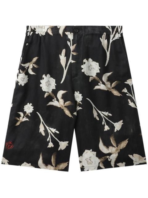 Off-White floral print shorts
