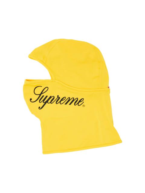 Supreme Script Lightweight Balaclava 'Yellow'