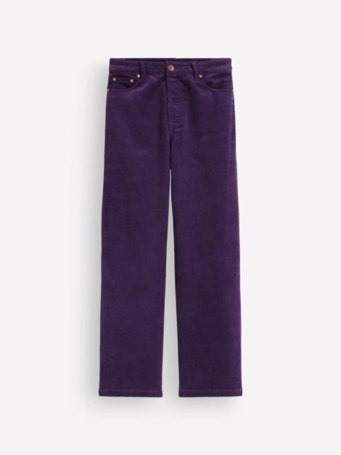 BODEN 5-Pocket Cord Column Jeans-Gothic Grape