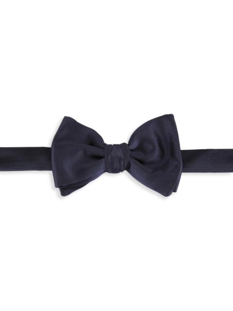 GIORGIO ARMANI Men's Silk Bow Tie - Blue