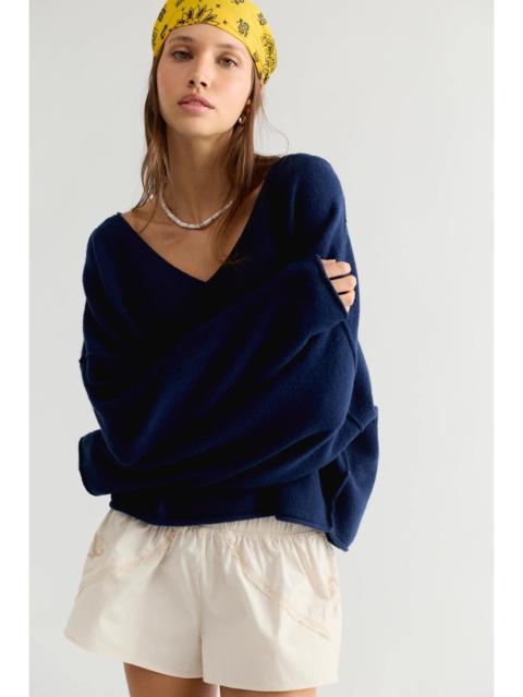 FREE PEOPLE See Me V-Neck Pullover