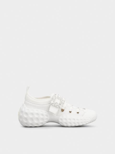 Roger Vivier Viv' Run Light Sneakers in fabric