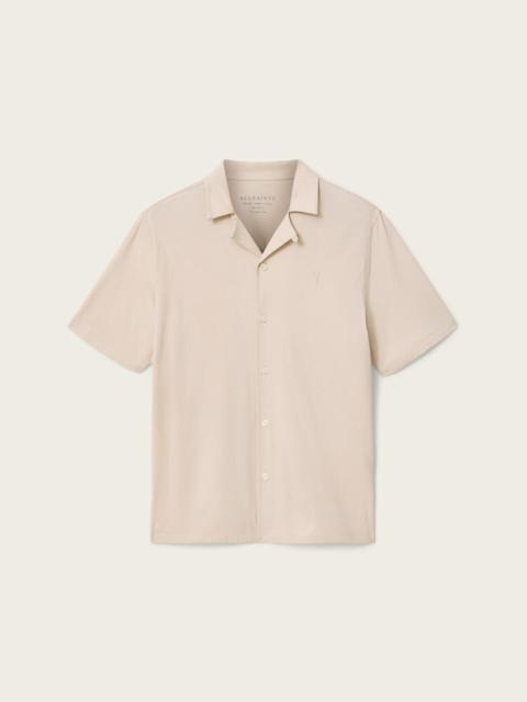 ALLSAINTS HUDSON RELAXED FIT RAMSKULL SHIRT