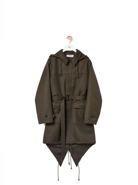 Loewe Long parka in wool