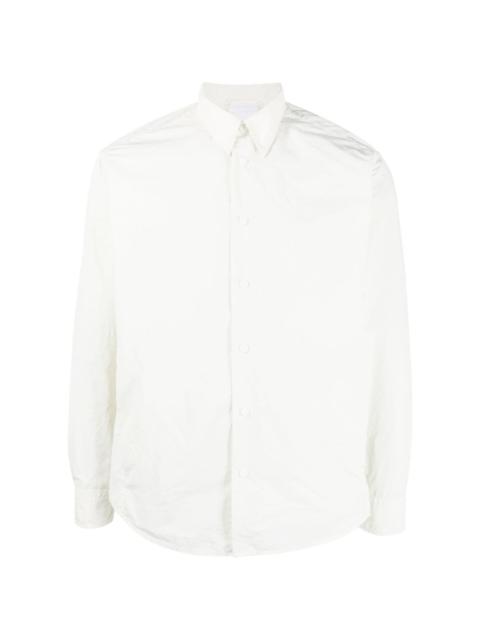 long-sleeved buttoned shirt