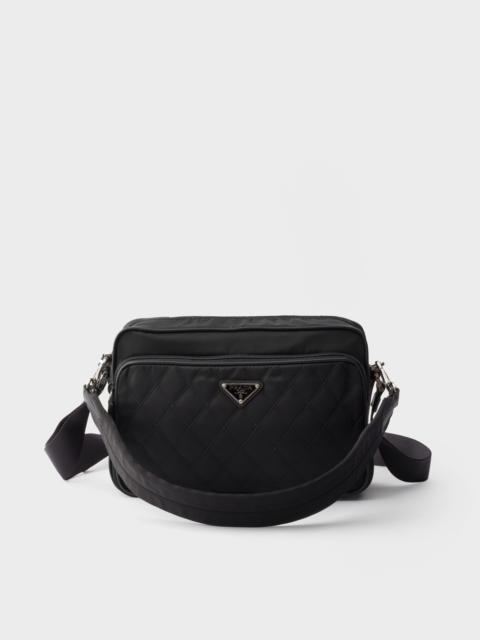 Prada Re-Nylon and leather shoulder bag