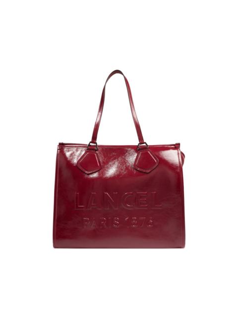 LANCEL L zip tote bag