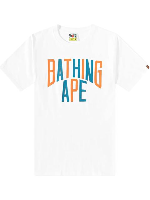 A BATHING APE® Colors NYC Logo T-Shirt (SS23) "White" 1J30 110 020 WHT
