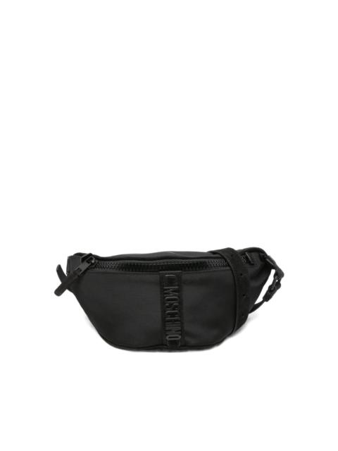 Moschino logo-lettering belt bag
