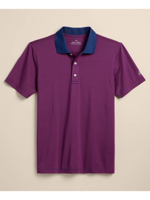 Brooks Brothers Performance Series Micro Stripe Jersey Polo Shirt