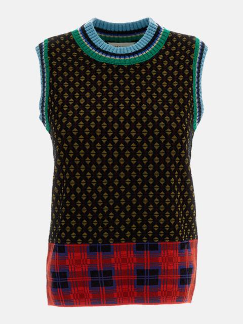 Dries Van Noten TOP IN JACQUARD KNIT